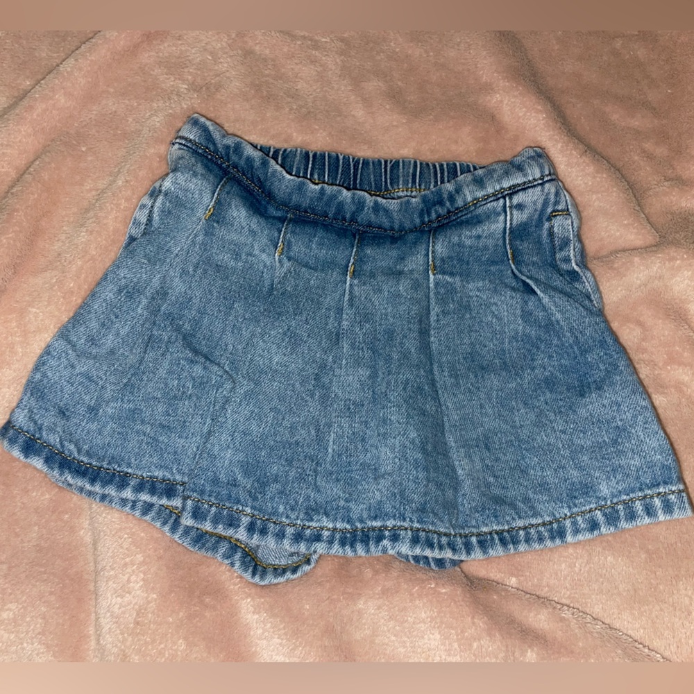 Girls Denim Skort
